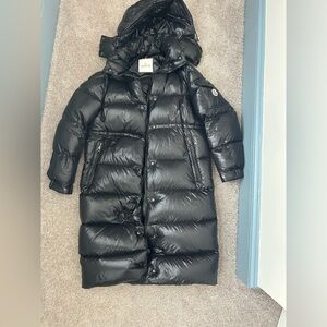 Moncler Women’s Shiny Black Puffer Jacket